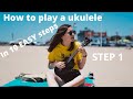 Circle of 5th's made easy - Part 1: How to play a ukulele in 10 easy steps. Step 1