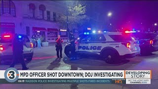 'I see people crying, people running': Witness describes hectic scene after officer shot on State