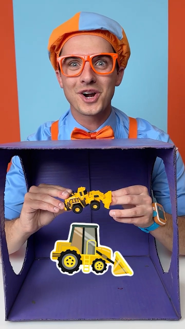 How to Guess the MYSTERY VEHICLE?! Blippi's 5 Senses Challenge! #blippi #shorts