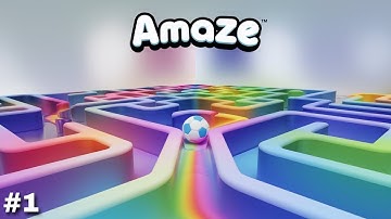 AMAZE!  - Gameplay Walkthrough Part 1 - Levels 1 to 20 - (iOS, Android)
