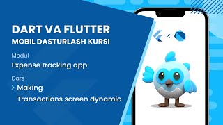 14.21. Making Transactions screen dynamic | Flutter Mobil dasturlash kursi o'zbek tilida