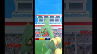 SOLO Mega Sceptile Raid 😳 | Pokémon GO #pokemongo #viral #soloraid
