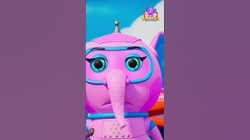 Five Little Robots Story | Nursery Rhymes & Kids Songs | Happy Tots Preschool