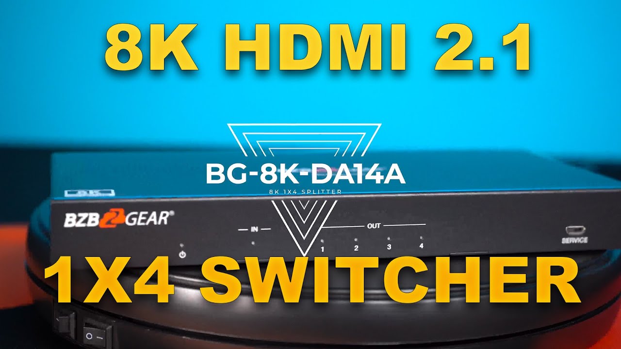 This 8K 1x4 HDMI 2.1 Splitter Supports 4K at 120Hz! | BG-8K-DA14A