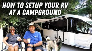 How To Set Up Your RV at a Campground | Site Selection, Hookups & More Tips! screenshot 4