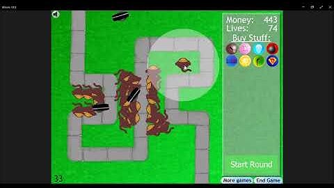 No Tower Upgrades (Medium, Bloons Tower Defense 2 Challenge)