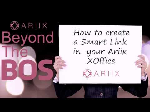 How to create a Smart Link in the Ariix XOffice