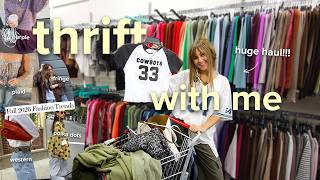 i thrifted the BIGGEST FALL 2026 TRENDS ๐ย 3 thrift stores + $60 later...