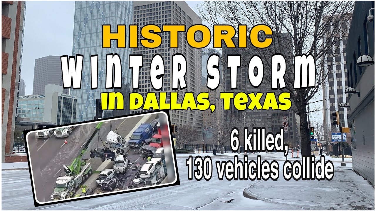 FIRST EVER SNOWSTORM IN TEXAS HISTORIC WINTERSTORM IN TEXAS YouTube