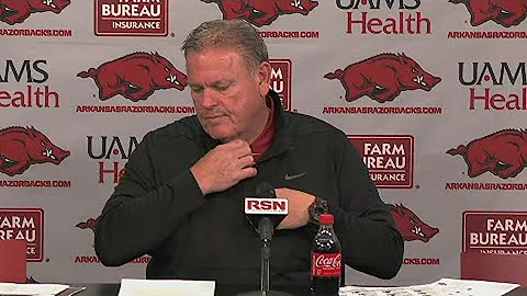 Arkansas football head coach Sam Pittman's Early S...