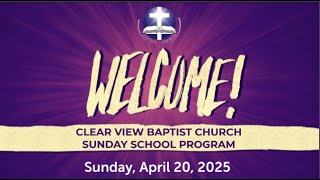 CVBC | Sunday School Easter Program | 4.20.25
