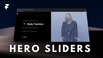 How to design Hero Sliders In Framer No Code!