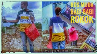 MANDOR MUDA BAGI-BAGI ROKOK 1 DHUS SAMA ANAK BUAHNYA