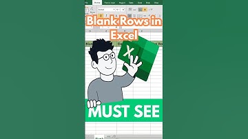 Remove Blank Rows in Excel in Seconds! 🚀 #ExcelTips