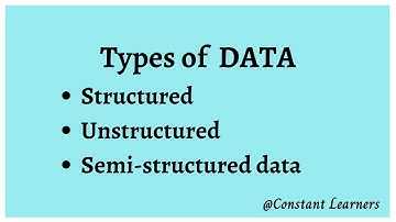 2. What is data? Different types of data? Structured | Semi-structured | Unstructured data