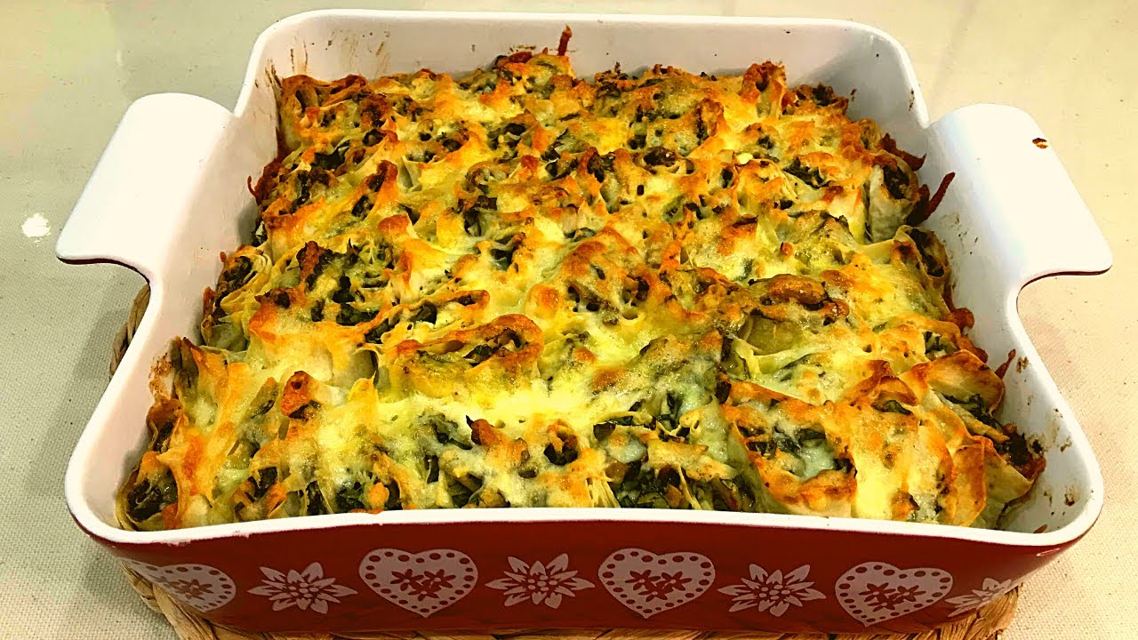 ISPANAKLI MANTARLI BÖREK TARİFİ ???? KOLAY BÖREK TARİFİ ARAYANLARA ???? Ispanaklı Yufka Böreği