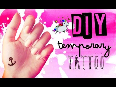 Diy Temporary Tattoos Super Easy Jessica Ralson Youtube