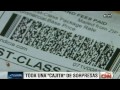 Una niña recibe dulces con droga por correo