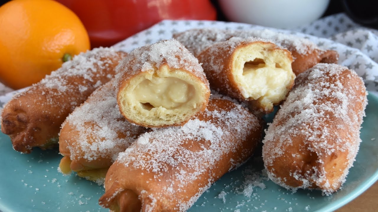 👌 Xuxos caseros o pepitos de crema ESTÁN TAN BUENOS     !!!