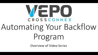 1 Automating Backflow Program Overview