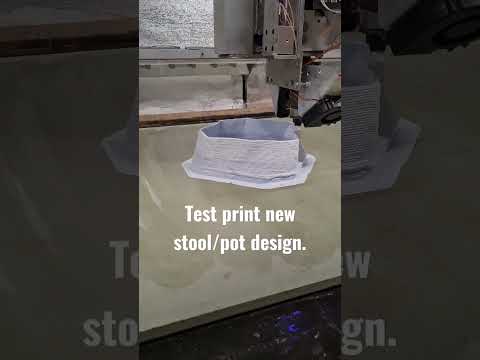 Recycled 3d printed