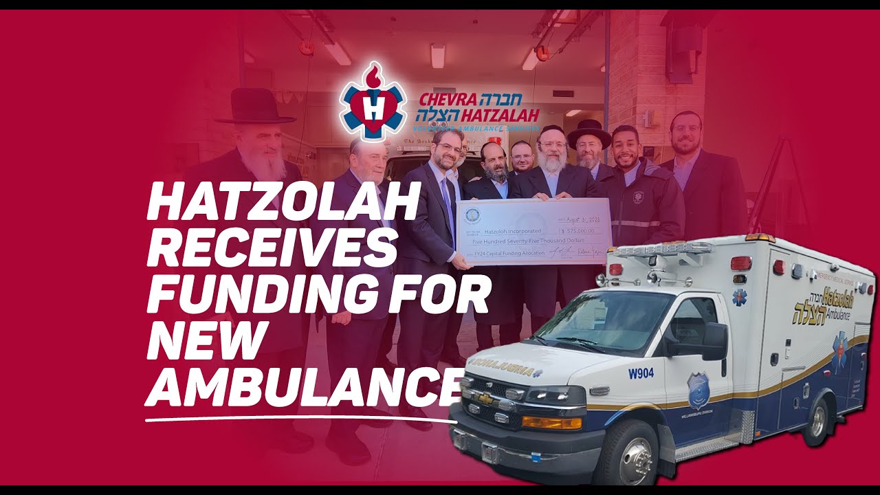 Brooklyn Borough President Antonio Reynoso Secures Vital Funding for Hatzoloh of Boro Park