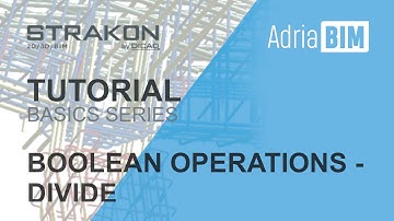 STRAKON - Tutorial - Basics: How to Divide with Boolean Operations