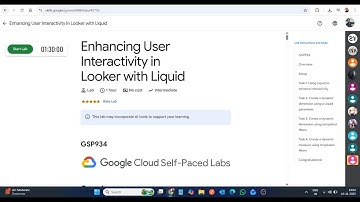 Verbetering van gebruikersinteractiviteit in Looker met Liquid || Laboplossing || Google Cloud Ar...