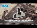 How to Replace Mass Air Flow Sensor 1994-2004 Ford Mustang