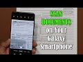 Built-In DOCUMENT SCANNER for your Samsung Galaxy Smartphone (S20, Note 10, S10, etc)