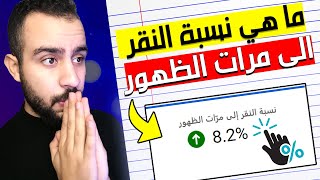 ما هي نسبة النقر الى مرات الظهور | رفع قوة الفيديو