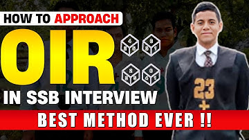 OIR Best Method😲 Preparation Tips to Crack SSB OIR Test 2023 | OIR Tips Guidelines- Learn With Sumit