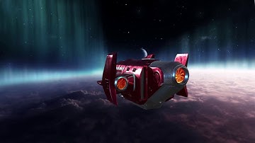 SATURN 7 Spaceship - 3D Render