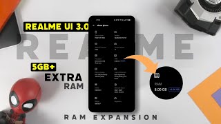 Realme और Oppo फ़ोन में 5GB+ अतिरिक्त RAM जोड़ें | Realme Ui 3.0 RAM विस्तार समर्थित डिवाइस सूची screenshot 1