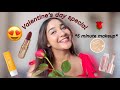 Grwm  valentines day   easy 5 minute makeup tutorial rashi shrivastava amazon valentines