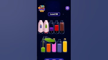 Magic Sort Level 93 | Puzzle Game Walkthrough #Shorts