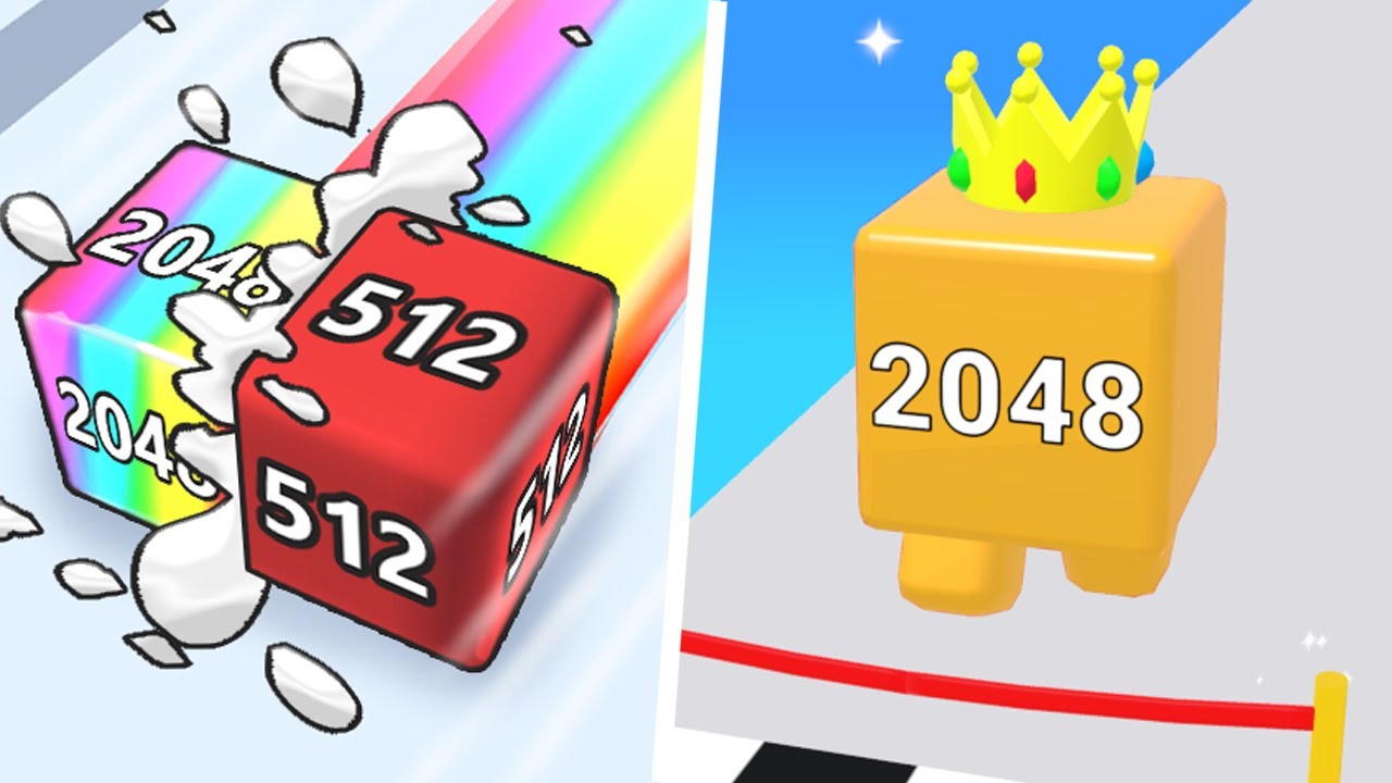 Satisfying Games: Jelly Run 2048, 2048 Jelly Shooter -  Number Gameplay Mobile Android, iOS