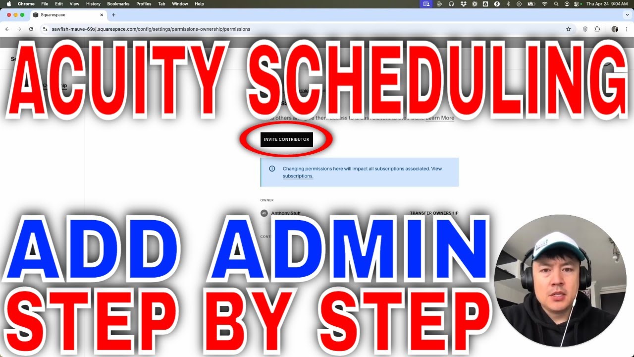How To Add Admin Team Member To Acuity Scheduling 🔴