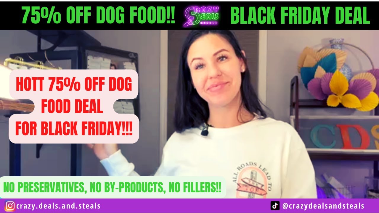 🤑75 OFF DOG FOOD {Black Friday Deal!!} Take Pet Quiz👉 Deal Ends 11/30