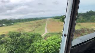 Jungle Landing In A Dc-3 - Allas, Colombia - Watch The Approach Into Barranco Minas From The Cockpit