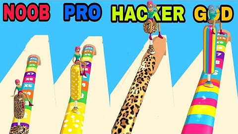 NOOB VS PRO VS HACKER VS GOD -  Beauty Run