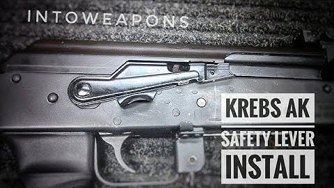 Krebs AK Safety Lever:  Installation of AK-47 Safety Lever