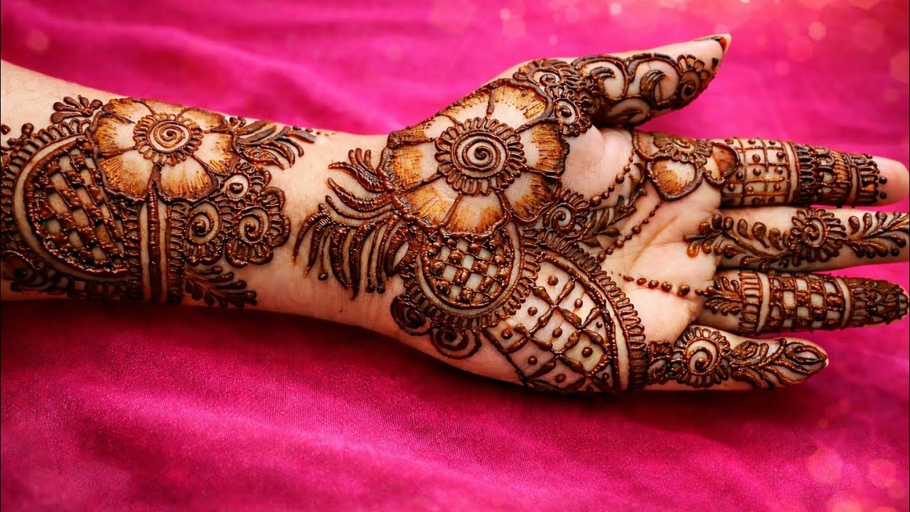 Beautiful Arabic Mehndi Design ✨🌱 ll Front Hand Mehndi Design ✨🌱🌿