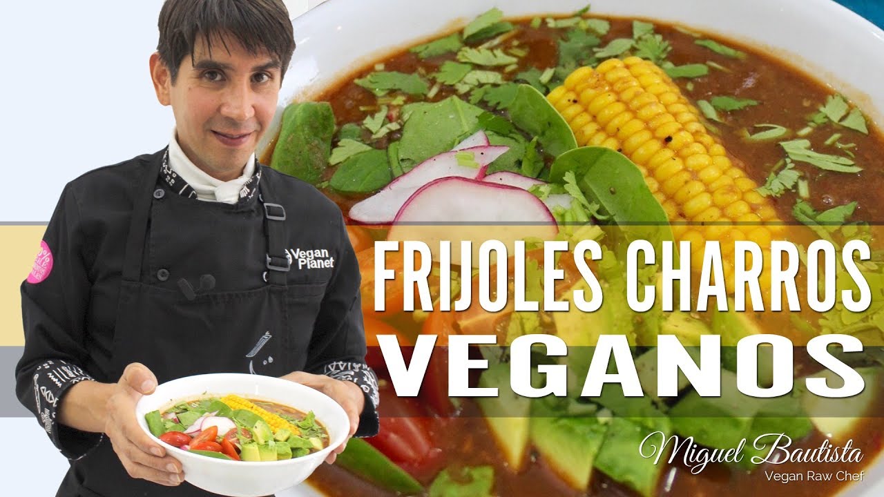 Frijoles Charros Veganos - YouTube