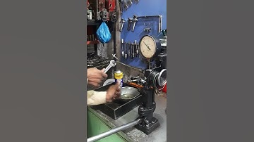 how to diesel fuel injector checking #isuzu #mechanic #viral #shot