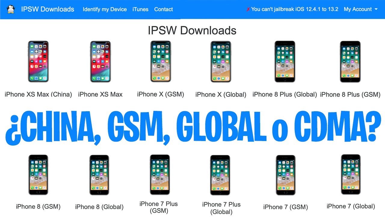 TUTORIAL Identifica el modelo exacto de tu dispositivo (IPSW correcto ...