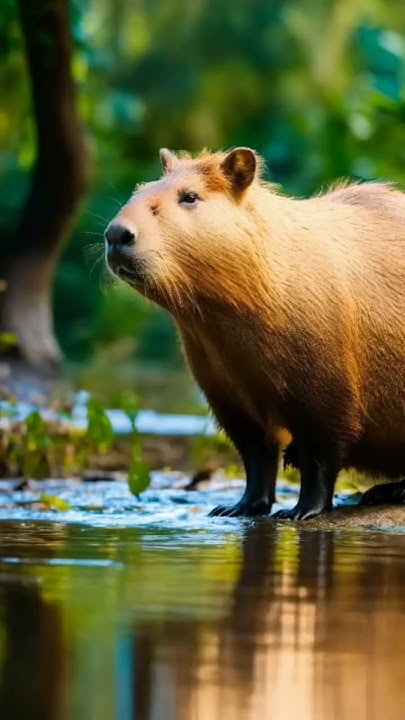 Why is capybara so famous?#animals #short - YouTube