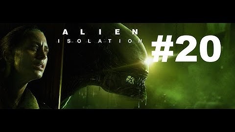 Alien Isolation Walkthrough Part 20 - APOLLO CORE! (Ps4/Xbox One Gameplay FaceCam 1080p HD)