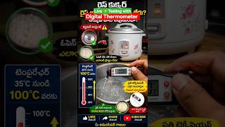 డిజిటల్ థర్మామీటర్తో Rice Cooker Testing 🔥 | Full Practical Video