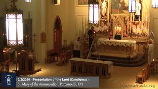 Candlemas Mass (7pm 2/2/26), LIVE from St. Mary, Portsmouth, OH